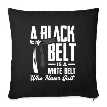 Jiu Jitsu Jiu Jitsu Jiu Jitsu - Sofakissenbezug 45 x 45 cm - Schwarz - Vorne