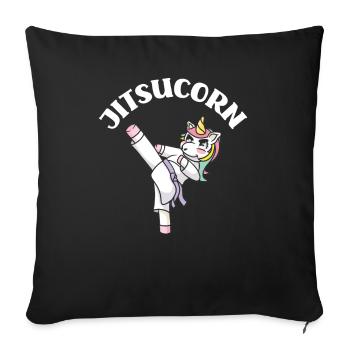 Jiu Jitsu Jiu Jitsu Jiu Jitsu - Sofakissenbezug 45 x 45 cm - Schwarz - Vorne