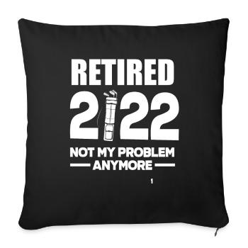 Fun Golf Golf Golfer Gift - Sofa pillowcase 17,3'' x 17,3'' (45 x 45 cm) - black - Front
