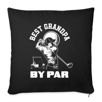 Fun Golf golf golfer Grandpa gift - Sofa pillowcase 17,3'' x 17,3'' (45 x 45 cm) - black - Front