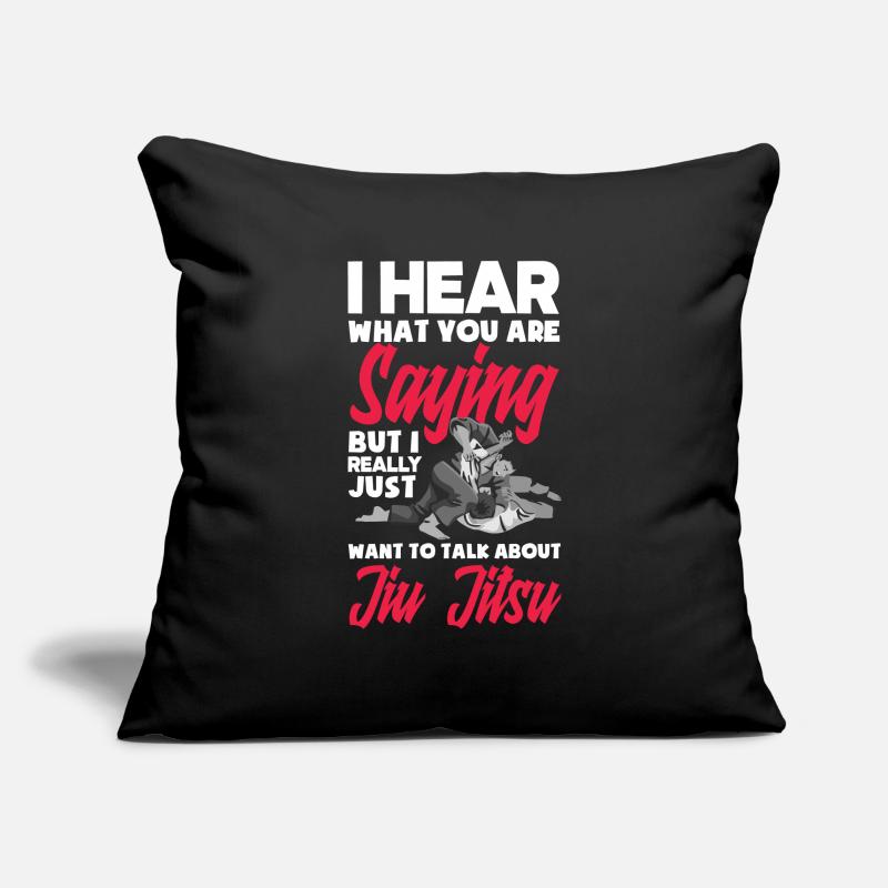 Jiu Jitsu Jiu Jitsu Jiu Jitsu Sofa pillowcase 17,3'' x 17,3'' (45 x 45 cm)