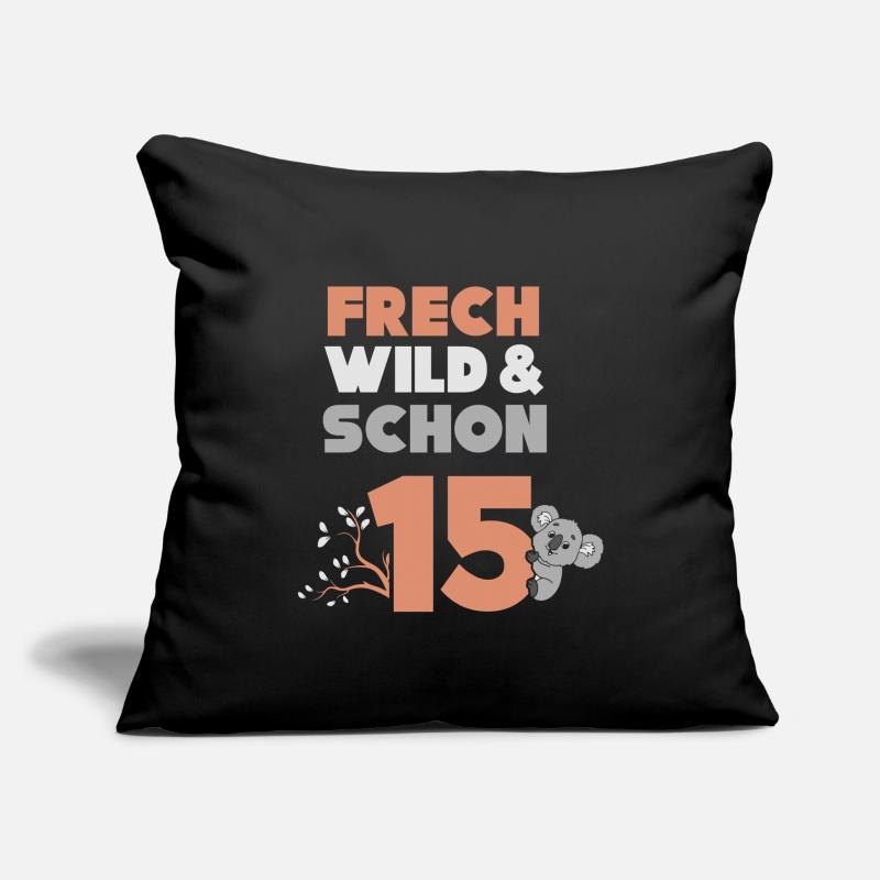 15 Jahre Geburtstag Junge Mädchen Koala Sofakissenbezug 45 x 45 cm