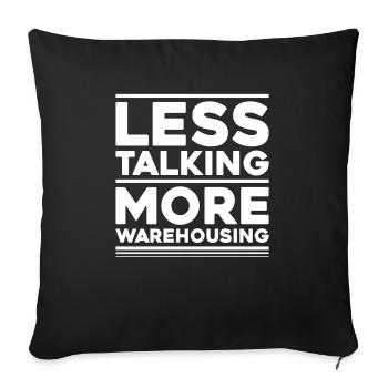 Warehouse Logistics Specialist Warehouse Worker Warehouse - Sofa pillowcase 17,3'' x 17,3'' (45 x 45 cm) - black - Front
