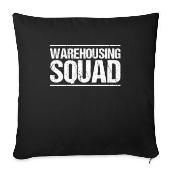 Warehouse Logistics Specialist Warehouse Worker Warehouse - Sofa pillowcase 17,3'' x 17,3'' (45 x 45 cm) - black - Front