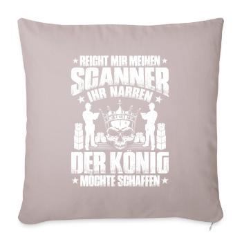 Fachkraft für Lagerlogistik Warehouse Worker Lager - Sofakissenbezug 45 x 45 cm - helles Taupe - Vorne