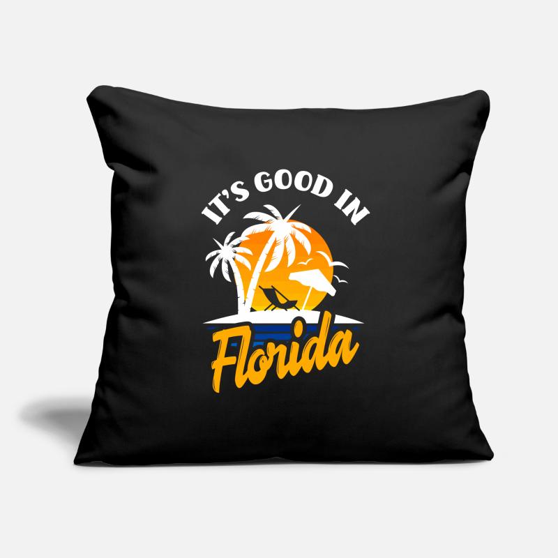 Floride Housse de coussin décorative 45 x 45 cm