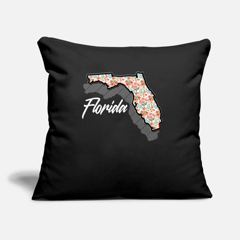 Floride Housse de coussin décorative 45 x 45 cm