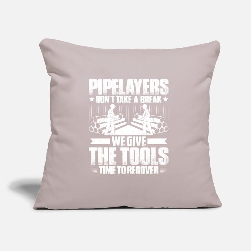 Pipeline Constructor Pipeline Construction Pipelayer Sofa pillowcase 17,3'' x 17,3'' (45 x 45 cm)