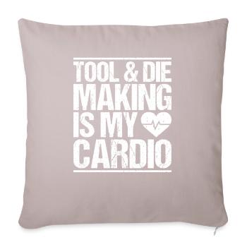 Outilleur Outilleur Tool & Die Maker - Housse de coussin décorative 45 x 45 cm - taupe clair - Devant