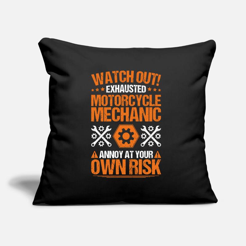 Two-wheel mechatronics engineer Motorcycle Motorcycle Mechanic Sofa pillowcase 17,3'' x 17,3'' (45 x 45 cm)