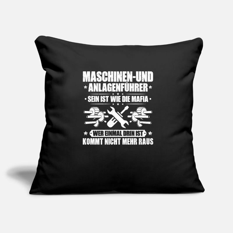 Machine and plant operators Machine operators Sofa pillowcase 17,3'' x 17,3'' (45 x 45 cm)