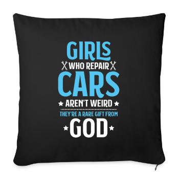 Automotive Mechatronics Engineer Car Mechanic Auto Mechanic - Sofa pillowcase 17,3'' x 17,3'' (45 x 45 cm) - black - Front