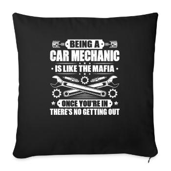 Automotive Mechatronics Engineer Car Mechanic Auto Mechanic - Sofa pillowcase 17,3'' x 17,3'' (45 x 45 cm) - black - Front