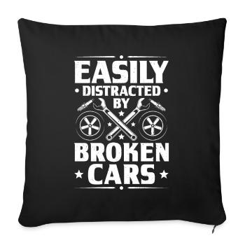 Automotive Mechatronics Engineer Car Mechanic Auto Mechanic - Sofa pillowcase 17,3'' x 17,3'' (45 x 45 cm) - black - Front