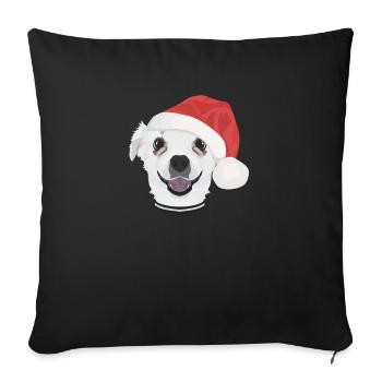 Chihuahua Merry Christmas - Sofa pillowcase 17,3'' x 17,3'' (45 x 45 cm) - black - Front