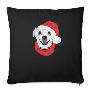 Chihuahua Merry Christmas - Sofa pillowcase 17,3'' x 17,3'' (45 x 45 cm) - black - Front