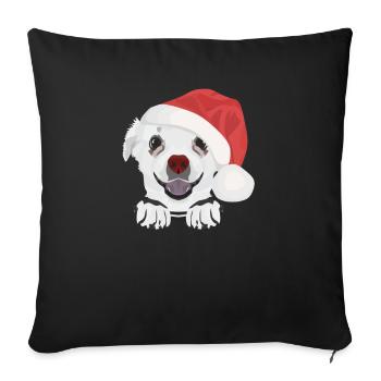 Chihuahua Merry Christmas - Sofa pillowcase 17,3'' x 17,3'' (45 x 45 cm) - black - Front