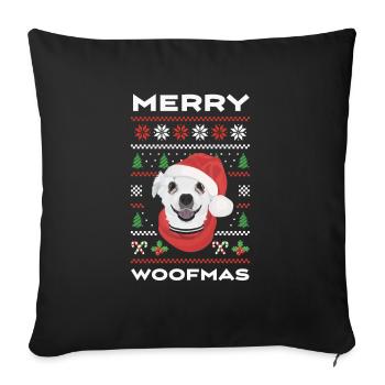 Chihuahua Merry Christmas - Sofa pillowcase 17,3'' x 17,3'' (45 x 45 cm) - black - Front
