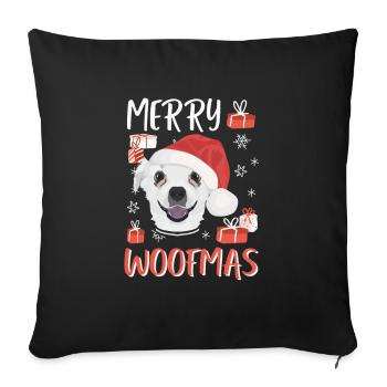 Chihuahua Merry Christmas - Sofa pillowcase 17,3'' x 17,3'' (45 x 45 cm) - black - Front