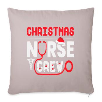 Christmas Nurse Crew Outfit - Sofakissenbezug 45 x 45 cm - helles Taupe - Vorne