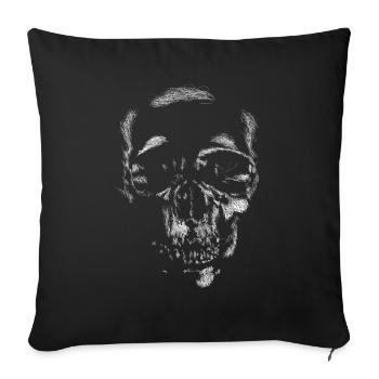 Skull - Sofakissenbezug 45 x 45 cm - Schwarz - Vorne