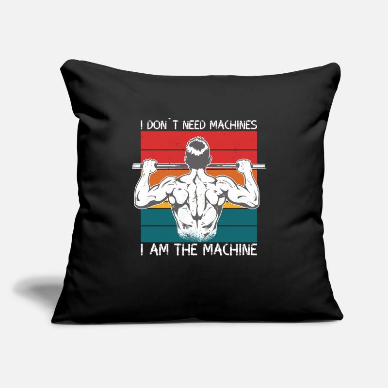 I Am A Machine Calisthenics Sofa pillowcase 17,3'' x 17,3'' (45 x 45 cm)