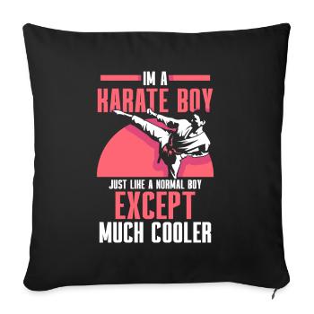 Im a Karate boy - Sofakissenbezug 45 x 45 cm - Schwarz - Vorne