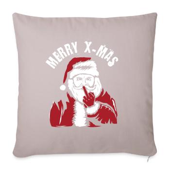X-Mas Santa - Sofa pillowcase 17,3'' x 17,3'' (45 x 45 cm) - light taupe - Front