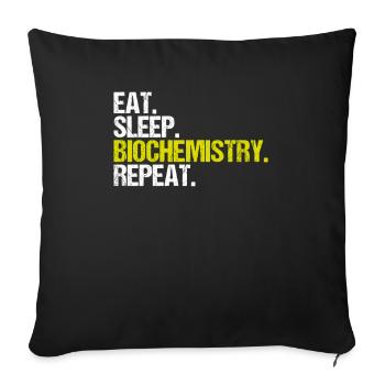 Biochemiker Biochemie Biochemistry Biochemist - Sofa pillowcase 17,3'' x 17,3'' (45 x 45 cm) - black - Front