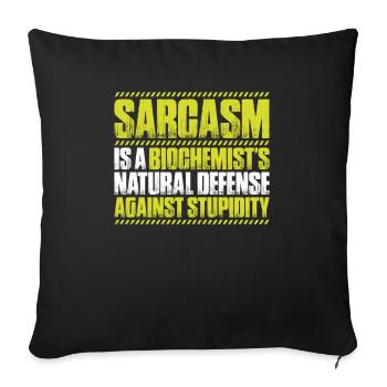 Biochemiker Biochemie Biochemistry Biochemist - Sofa pillowcase 17,3'' x 17,3'' (45 x 45 cm) - black - Front