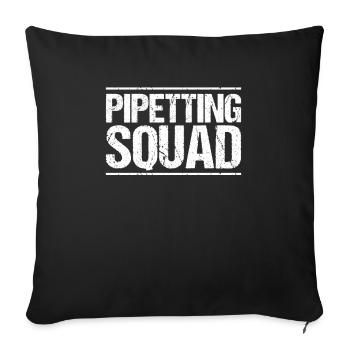 Biochemiker Biochemie Biochemistry Biochemist - Sofa pillowcase 17,3'' x 17,3'' (45 x 45 cm) - black - Front