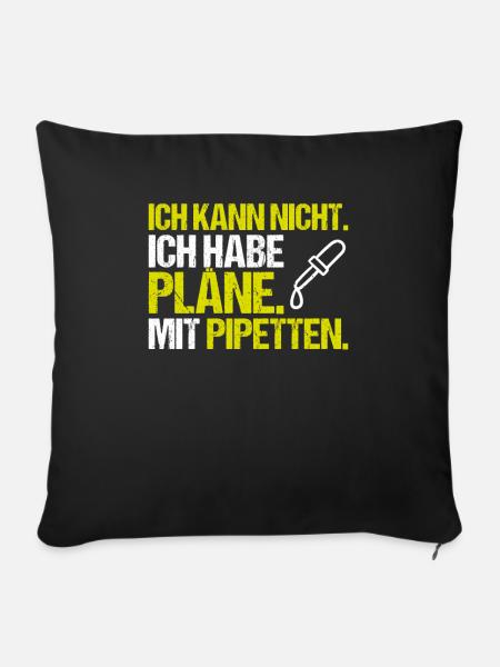 Biochemiker Biochemie Biochemistry Biochemist - Sofakissenbezug 45 x 45 cm - Schwarz