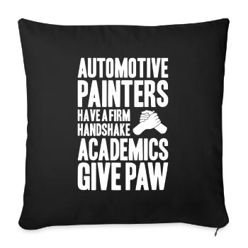 Peintre de véhicules Peintre automobile - Housse de coussin décorative 45 x 45 cm - noir - Devant