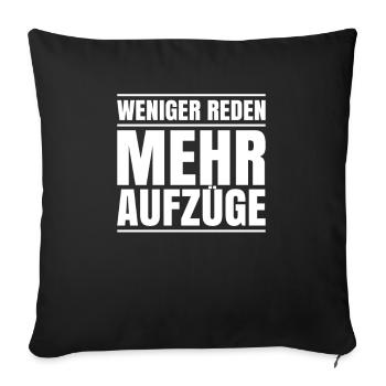 Elevator Fitter Elevator Mechanic Elevator Mechanic - Sofa pillowcase 17,3'' x 17,3'' (45 x 45 cm) - black - Front