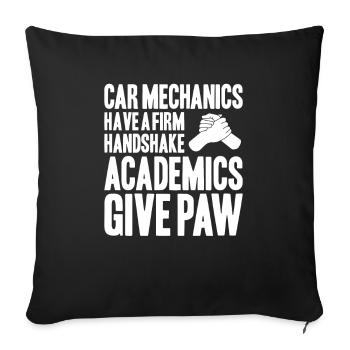KFZ-Mechatroniker Car Mechanic Auto Mechanic - Sofakissenbezug 45 x 45 cm - Schwarz - Vorne