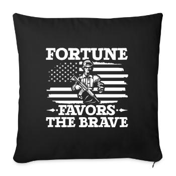 Memorial Day American USA Flag Army Veteran Mili - Sofa pillowcase 17,3'' x 17,3'' (45 x 45 cm) - black - Front
