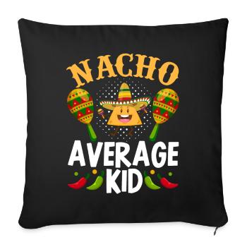 Cinco de Mayo Nacho Average Kid Mexikanische Party - Sofakissenbezug 45 x 45 cm - Schwarz - Vorne