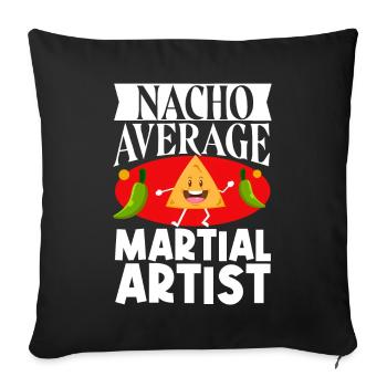 Cinco de Mayo Nacho Average Martial Artist Mexikani - Sofa pillowcase 17,3'' x 17,3'' (45 x 45 cm) - black - Front