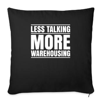 Warehouse Logistics Specialist Warehouse Worker Warehouse - Sofa pillowcase 17,3'' x 17,3'' (45 x 45 cm) - black - Front