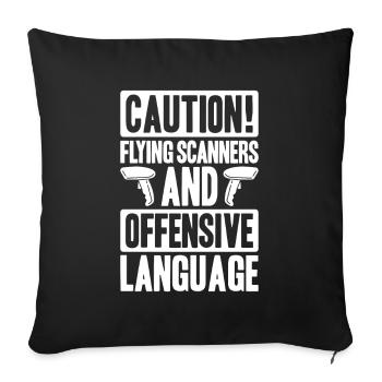 Warehouse Logistics Specialist Warehouse Worker Warehouse - Sofa pillowcase 17,3'' x 17,3'' (45 x 45 cm) - black - Front