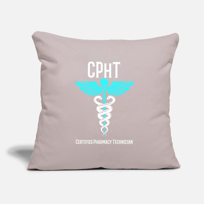 CPhT Certified Pharmacy Technician Pharma Tech Sofa pillowcase 17,3'' x 17,3'' (45 x 45 cm)