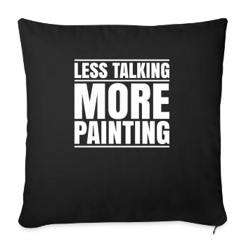 Peintre de véhicules Peintre automobile - Housse de coussin décorative 45 x 45 cm - noir - Devant