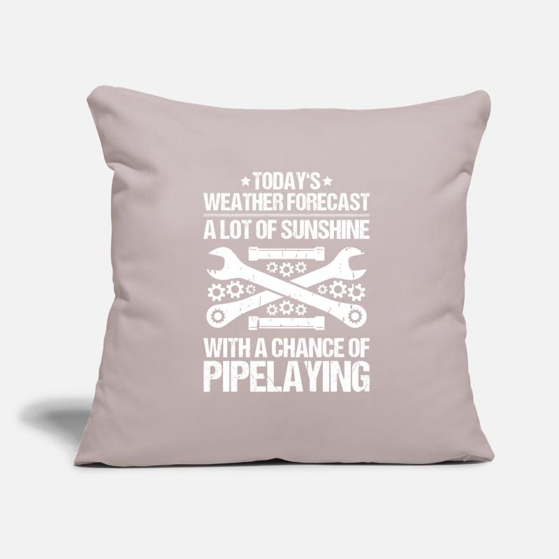 Pipeline Constructor Pipeline Construction Pipelayer Sofa pillowcase 17,3'' x 17,3'' (45 x 45 cm)