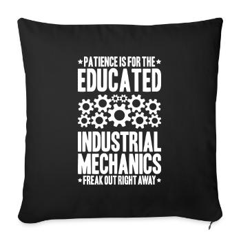Industriemechaniker Mécanicien Industriel - Housse de coussin décorative 45 x 45 cm - noir - Devant