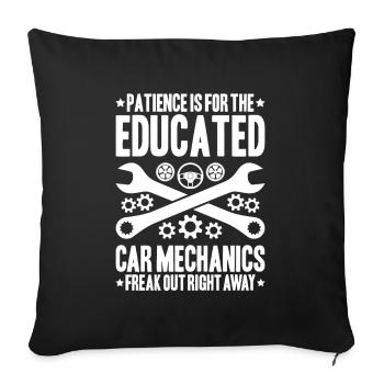 Automotive Mechatronics Engineer Car Mechanic Auto Mechanic - Sofa pillowcase 17,3'' x 17,3'' (45 x 45 cm) - black - Front