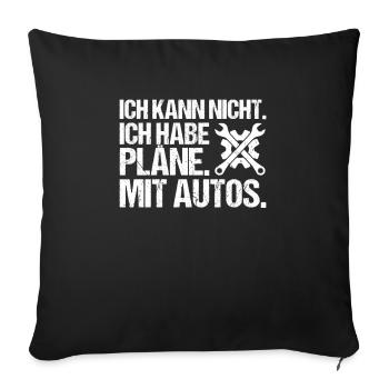 KFZ-Mechatroniker Car Mechanic Auto Mechanic - Sofakissenbezug 45 x 45 cm - Schwarz - Vorne