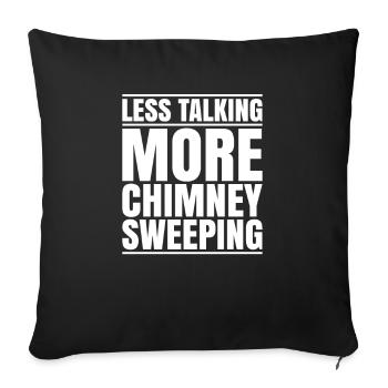 Schornsteinfeger Kaminkehrer Ramoneur - Housse de coussin décorative 45 x 45 cm - noir - Devant