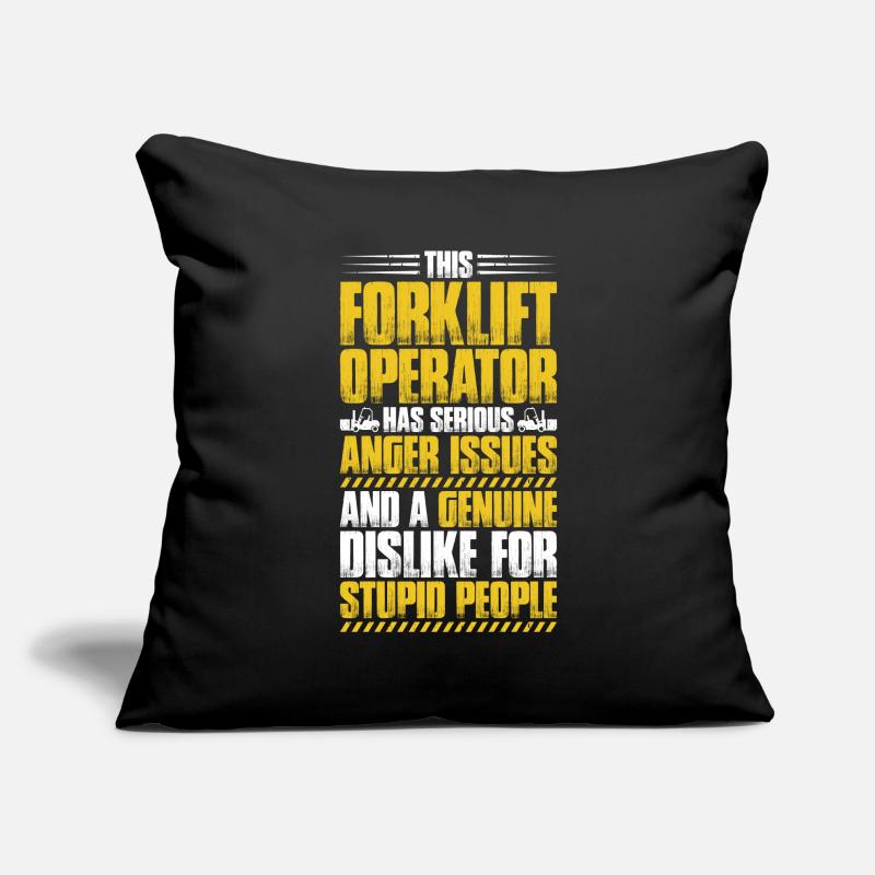 Staplerfahrer Gabelstaplerfahrer Forklift Operator Sofakissenbezug 45 x 45 cm