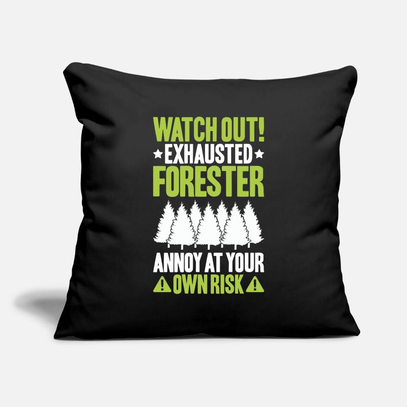 Forester Forestry Forester Forest workers Forest Sofa pillowcase 17,3'' x 17,3'' (45 x 45 cm)