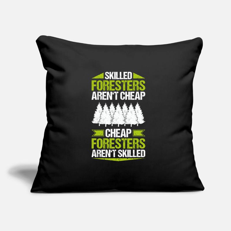 Forester Forestry Forester Forest workers Forest Sofa pillowcase 17,3'' x 17,3'' (45 x 45 cm)